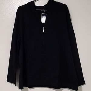 All Sweaters with Promo Karen ScottZip-Front Hoodie Size 2XL